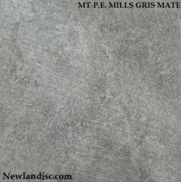 Gạch ốp lát Tây Ban Nha KT 600x600 mm MT-P.E. MILLS GRIS MATE