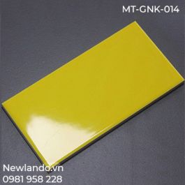 Gạch thẻ ốp tường nhập khẩu màu vàng KT 75x150mm MT-GNK-014