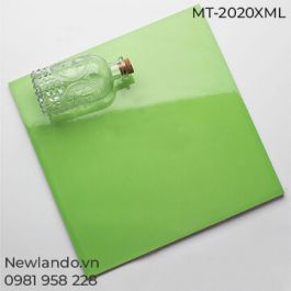 Gạch thẻ ốp tường nhập khẩu màu xanh lá KT 200X200mm MT-2020XLM
