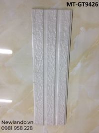 Gạch thẻ ốp tường 3 sọc màu trắng KT 150x500mm MT-GT9426