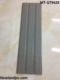 Gạch thẻ ốp tường 3 sọc màu xám KT 150x500mm MT-GT9429