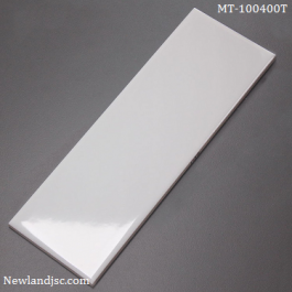 Gạch thẻ ốp tường nhập khẩu màu trắng KT 100X400mm MT-100400T
