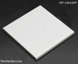 Gạch thẻ ốp tường nhập khẩu màu trắng KT 100X100mm MT-100100T