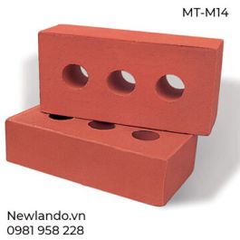 Gạch xây không trát 3 lỗ -MT-M14