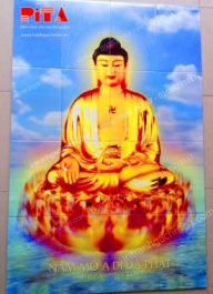 Tranh gạch men Phòng thờ MT-TP002