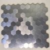 Gạch mosaic lục giác bạc tự dính MT-GM02111