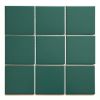 Gạch Mosaic vuông, xanh lá đậm mờ MT-S911