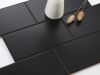 Gạch thẻ Ceramic ốp tường nhập khẩu màu đen mờ phẳng KT 100x200mm MT-GNK10208