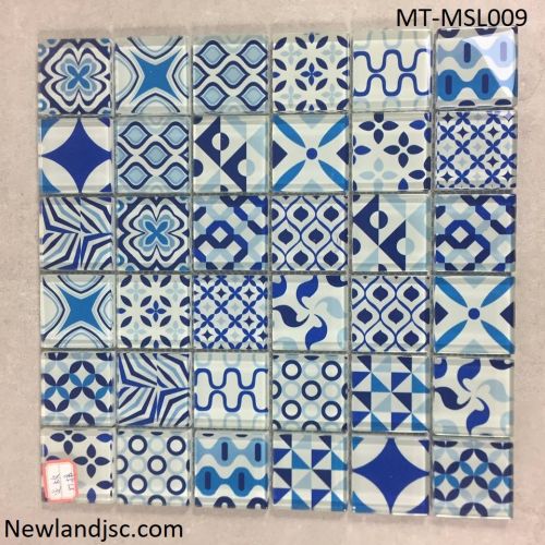 Gạch mosaic trang trí cao cấp hoa văn MT-MSL009 | Vật liệu xây ...