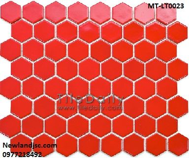 Hexagon Porcelain Mosaic, 4 Colors