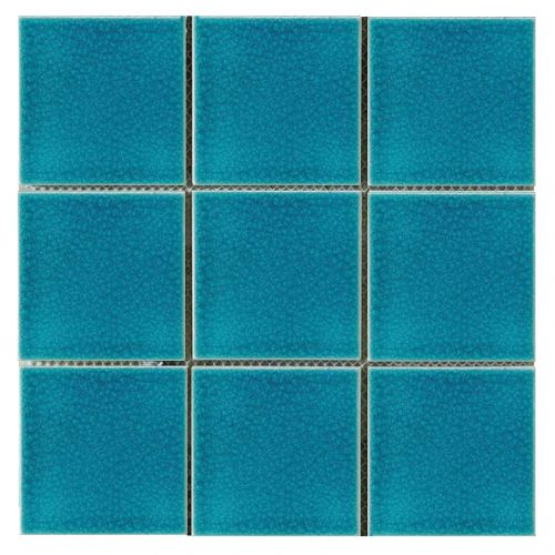 Gạch Mosaic xanh biển rạn ô vuông MT-XFB100031