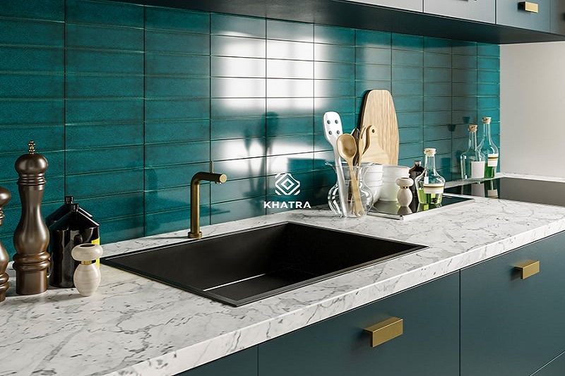Gạch thẻ ceramic ốp tường kiến tạo không gian sang trọng