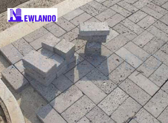 Đá ong xám lát vỉa hè lối đi 10×20 MT-DO00012