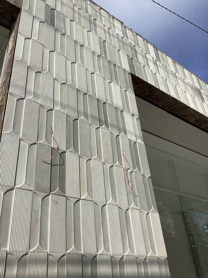 Hình ảnh công trình gạch bê tông 3D mà Newlando đã thi công