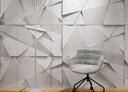 Hoa văn của Gạch 3D Concrete Panel MTGBT-00051