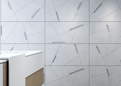 Hoa văn của Gạch 3D Concrete Panel MTGBT-00052