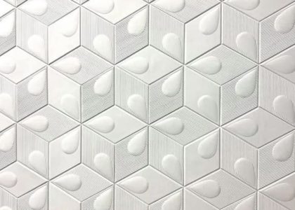 Gạch 3d được sử dụng nhiều trong các thiết kế trang trí phòng khách, showroom, nhà bếp, phòng ngủ, vách cầu thang