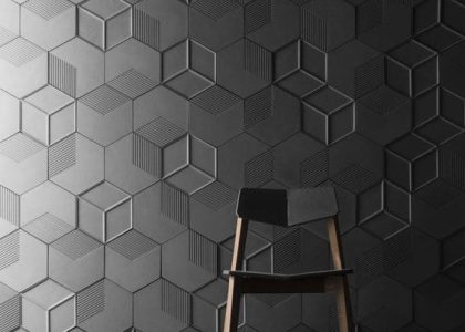 Gạch 3d được sử dụng nhiều trong các thiết kế trang trí phòng khách, showroom, nhà bếp, phòng ngủ, vách cầu thang