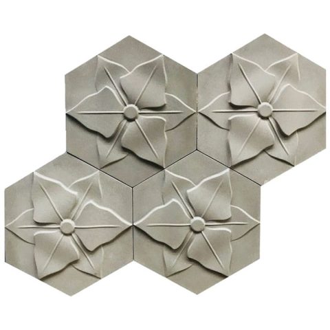 Họa tiết hoa văn của gạch bê tông 3D MTGBT-00048