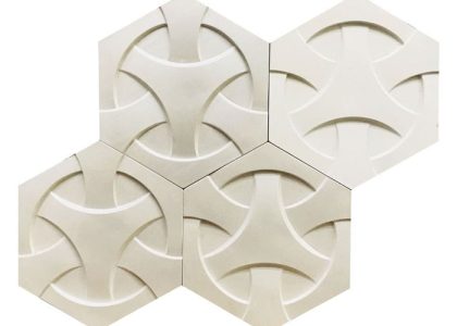 Họa tiết hoa văn của gạch bê tông 3D MTGBT-00049