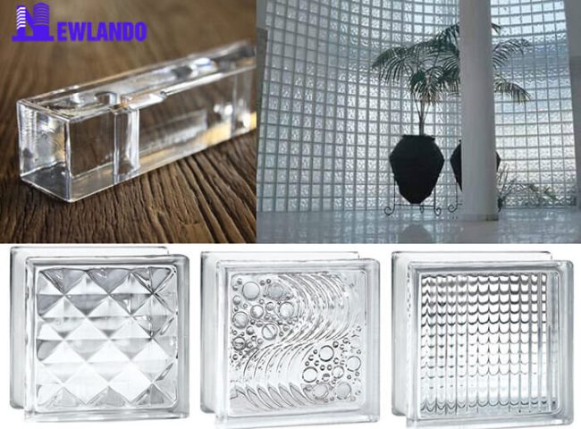 Gạch kính lấy sáng là loại vật liệu xây dựng được làm từ kính ép khối,