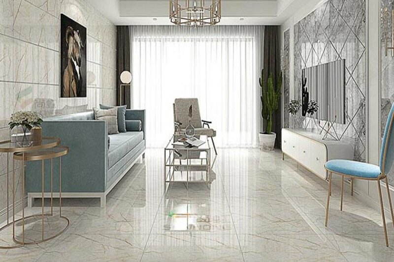 Gạch lát nền phòng khách 80x80 đẹp, cao cấp, giá tốt