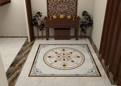 Ốp lát sàn phòng thờ