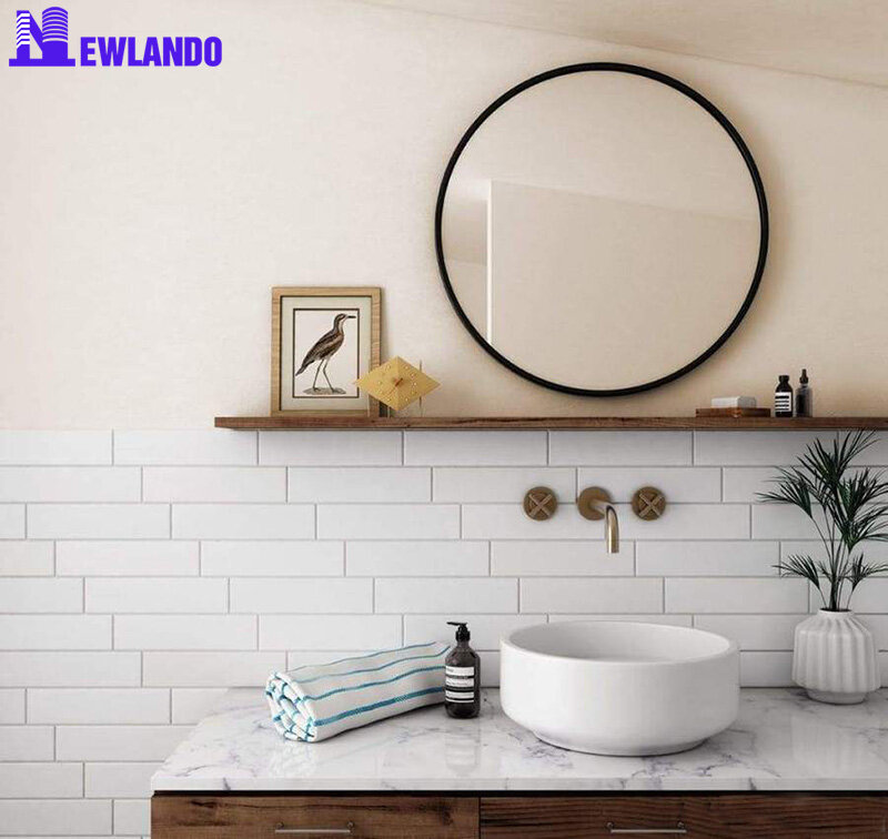 Công trình ốp tường nhà vệ sinh phòng PH1 24B tòa Golden Land 275 Nguyễn Trãi 