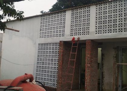 Hình ảnh công trình gạch thông gió xi măng mà Newlando đã thi công