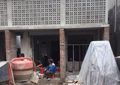 Hình ảnh công trình gạch thông gió xi măng mà Newlando đã thi công