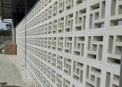 Hình ảnh công trình gạch thông gió xi măng mà Newlando đã thi công