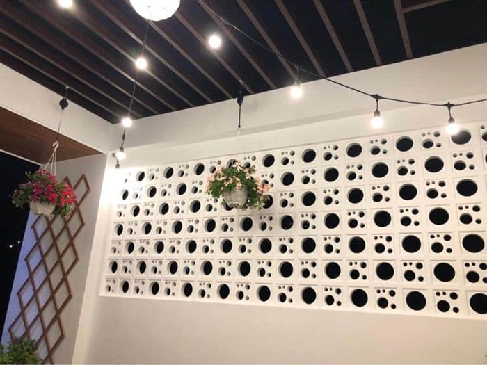 Hình ảnh công trình gạch thông gió xi măng mà Newlando đã thi công