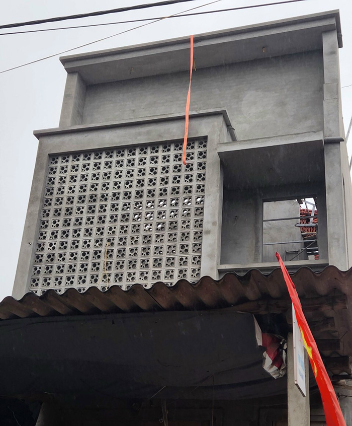 Hình ảnh công trình gạch thông gió xi măng mà Newlando đã thi công
