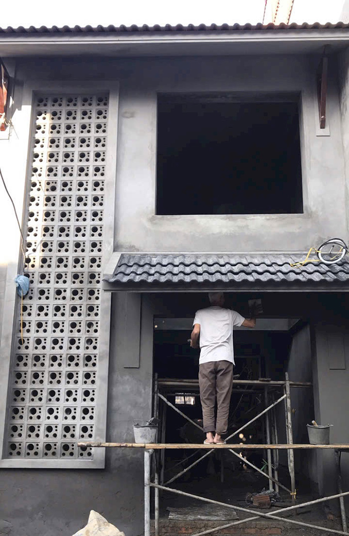 Hình ảnh công trình gạch thông gió xi măng mà Newlando đã thi công
