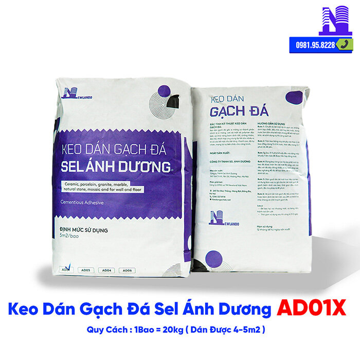 Keo dán gạch đá tiêu chuẩn SEL AD01