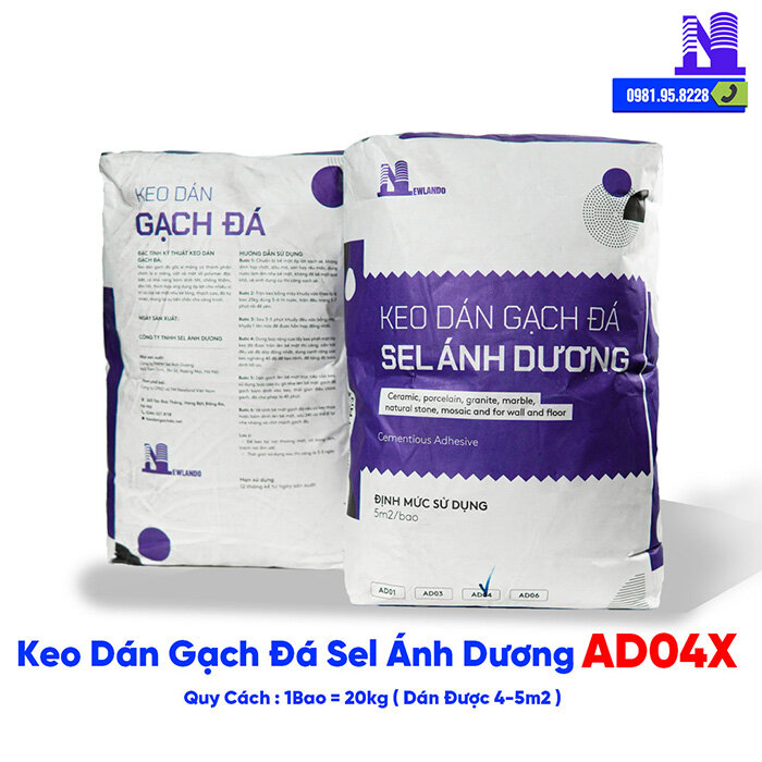 Keo dán gạch đá ngoại thất 