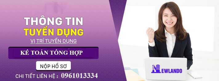 Newlando Việt Nam tuyển dụng kế toán tổng hợp