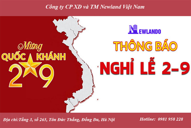 Thông báo nghỉ lễ Quốc Khánh 2/9