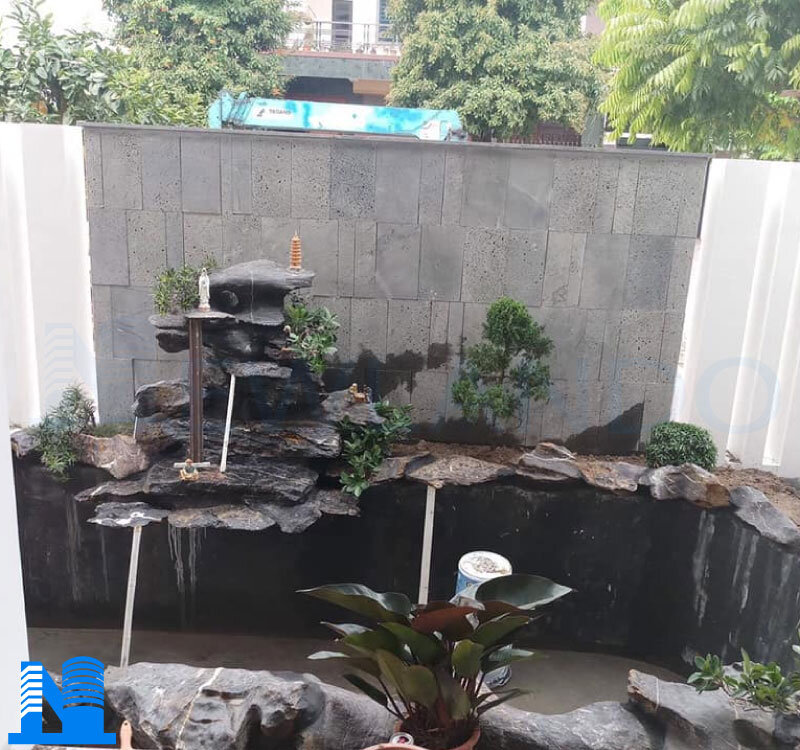 Tổng hợp các mẫu đá ong xám ốp sân vườn đẹp nhất 2020