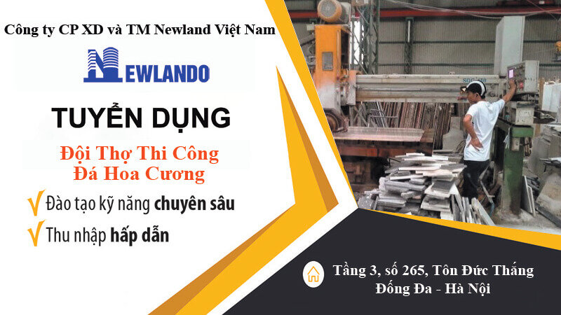 Tuyển dụng tổ thợ thi công đá hoa cương