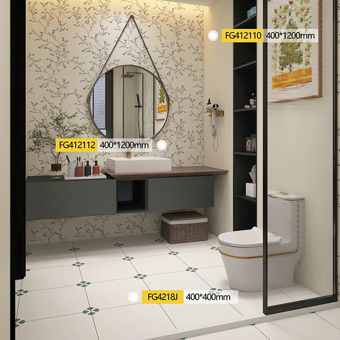 Ảnh công trình thực tế gạch bông 40x40cm