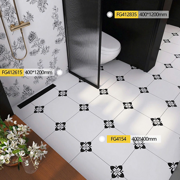 Ảnh công trình thực tế gạch bông 40x40cm