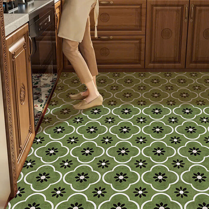 Ảnh công trình thực tế gạch bông men 30x30cm