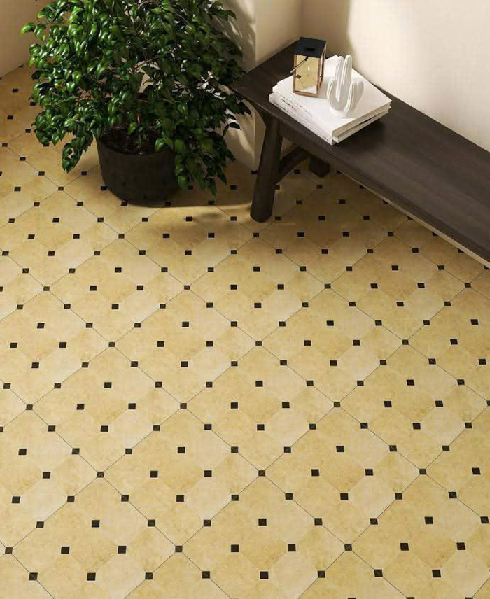 Ảnh công trình thực tế gạch bông men 30x30cm