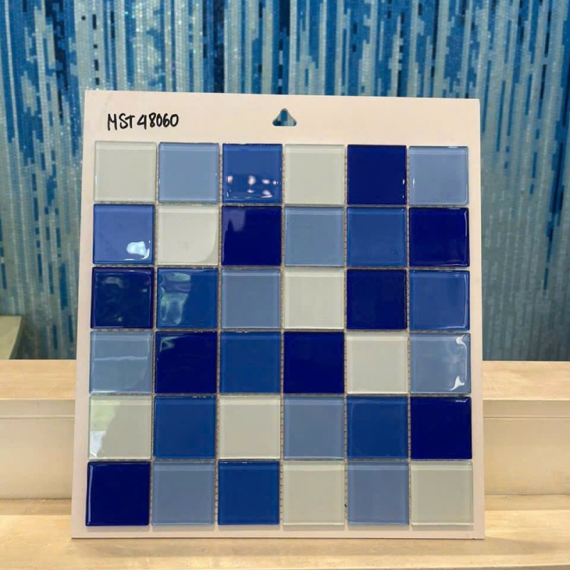 Gạch ốp bể bơi mosaic MT-MST48060