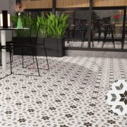 Gạch bông lát nền – “Chất riêng” tạo dấu ấn cho quán cafe