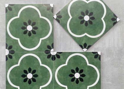 Gạch bông men 30x30 sở hữu thiết kế hoa văn đẹp mắt, màu sắc sống động và hiện đại, tạo điểm nhấn độc đáo cho không gian