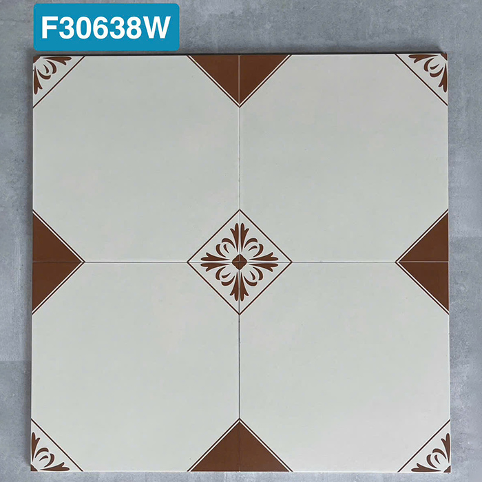 Gạch bông men 30x30 sở hữu thiết kế hoa văn đẹp mắt, màu sắc sống động và hiện đại, tạo điểm nhấn độc đáo cho không gian