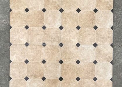 Gạch bông men 30x30 sở hữu thiết kế hoa văn đẹp mắt, màu sắc sống động và hiện đại, tạo điểm nhấn độc đáo cho không gian