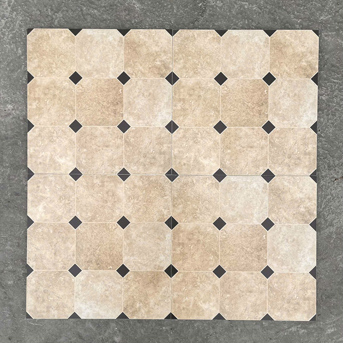 Gạch bông men 30x30 sở hữu thiết kế hoa văn đẹp mắt, màu sắc sống động và hiện đại, tạo điểm nhấn độc đáo cho không gian